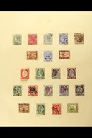 7089 1885-1966 MINT AND USED COLLECTION On Album Pages, Includes KEVII Values To 1s Used, 1926 "POSTAGE" Opts To 1s Used - Malta (...-1964)