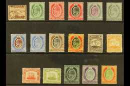 7095 1904-14 Complete Set, SG 45/63, Fine Mint, Fresh. (17 Stamps) For More Images, Please Visit Http://www.sandafayre.c - Malta (...-1964)