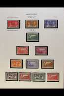 7179 1937-51 KGVI FINE MINT COLLECTION Complete For Basic KGVI Issues, Plus ALL Additional Perfs Of 1938-48 Defins, SG 9 - Montserrat