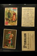 7266 STAMP DESIGNS ON ADVERTISING CARDS - CIRCA 1908 An Attractive Group Of Colourful, Continental Advertising Cards, Tw - Other & Unclassified
