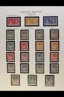 7377 1937-52 KGVI FINE MINT COLLECTION 1938-52 Defins Complete To 10s, 1946 Victory 1½d Perf.13½, 1929-52 Postage Dues S - Northern Rhodesia (...-1963)