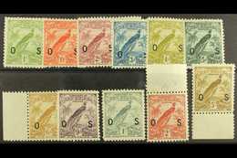 7443 1931 OFFICIAL Complete Set, SG O31/41, Fine Mint. (11) For More Images, Please Visit Http://www.sandafayre.com/item - Papua New Guinea