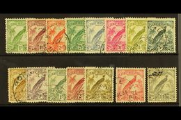 7445 1932 10th Anniv Set (without Dates),  SG 177/89,  Fine And Fresh Used. (15 Stamps) For More Images, Please Visit Ht - Papua New Guinea