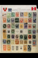 7458 1850s-1960s MINT & USED COLLECTION A Most Useful, Chiefly All Different Collection Presented On A Variety Of Album  - Peru