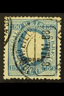 7531 AZORES 1882-85 150r Blue Perf 12½, SG 81, Afinsa 43, Fine Used, An Elusive Issue With A Neat Dated Cds. Some Small  - Other & Unclassified