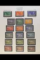 7606 1937-49 KGVI FINE MINT COLLECTION Complete Basic Run Of KGVI Issues, Incl. 8d Shade, SG 128/151, 136b, Fine Mint (2 - Saint Helena Island