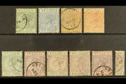 7636 1883-92 USED SELECTION An All Different Used Range To Different 1s Colours (10 Stamps) For More Images, Please Visi - St.Lucia (...-1978)