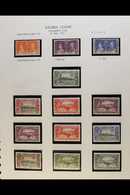 7763 1937-49 KGVI FINE MINT COLLECTION Complete Basic Run Of KGVI Issues, SG 185/208, Fine Mint (27 Stamps). For More Im - Sierra Leone (...-1960)