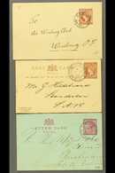 7841 NATAL An Attractive Range Of Used Postal Stationery From Smaller Offices, With 1892 ESTCOURT On ½d Wrapper; 1898 NO - Unclassified