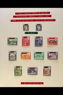 7910 1965-1967 SUPERB MINT COLLECTION On Leaves, All Different Complete Sets, Inc KATHIRI 1966 Both Opts Sets, 1966 Foot - Aden (1854-1963)