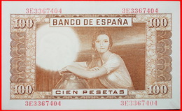 √ TORRES (1874-1930): SPAIN ★ 100 PESETAS 1953 CRISP! LOW START ★  NO RESERVE! - 100 Pesetas