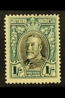 7951 1931-7 1s Black & Greenish Blue, Perf.14, SG 23b, Never Hinged Mint. For More Images, Please Visit Http://www.sanda - Southern Rhodesia (...-1964)