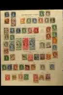 8006 1854-1924 OLD COLLECTION On Pages, Mint Or Used, Inc 1854 To 20r, Standing Helvetia To 3f, 1900 UPU Set Inc 25c (x3 - Other & Unclassified