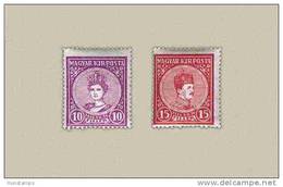 Hungary 1916. Coronation Complete Set MNH (**) Michel:188-189 / 1.40 EUR - Unused Stamps