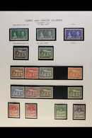 8116 1937-50 KGVI FINE MINT COLLECTION Almost Complete Run, 1938-45 Defins Set Less 6d Mauve, 1948 RSW Set, 1950 Defins  - Turks And Caicos