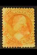 8139 1861-2 30c Orange, Franklin, Scott 71, Used With Red, Cork Cancel. For More Images, Please Visit Http://www.sandafa - Other & Unclassified