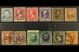 8151 1890-3 Definitives Set, Scott 219/29, Used (12). For More Images, Please Visit Http://www.sandafayre.com/itemdetail - Other & Unclassified
