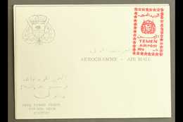 8199 ROYALIST 1967 10b Red On White "YEMEN AIRPOST" Handstamp (SG R135a) Applied To Full Aerogramme, Very Fine Unused. 5 - Yemen