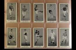 8226 FOOTBALL & CRICKET 1950s CARD COLLECTION Presented In Sleeved Pages In An Album. Includes 1955 Wizard Footballers B - Other & Unclassified