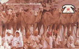 Oman,  5OMNA, Camel Racing (white Value), 2 Scans. - Oman