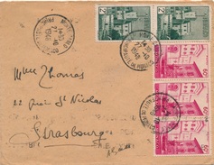 Lettre Monaco Monte Carlo Bloc De 15 Au Dos - Covers & Documents