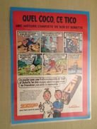 BOB ET BOBETTE DE MOOR BARRE CHOCOLATEE ZIP QUEL COCO CE TICO  -  Pour  Collectionneurs ... PUBLICITE  Page De Revue Des - Bob Et Bobette