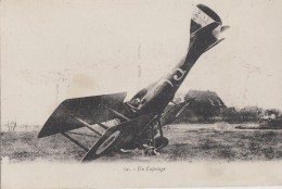 Aviation - Avion Accident Capotage  Avion De Chase Nieuport - 1919-1938: Entre Guerres