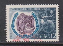 RUSSIA Scott # 3841 Used - Cosmonauts Day 1971 - Eilsendung (Eilpost)