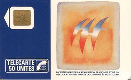 CARTE-PUBLIC-01/89-SO2-50U-FOLON-OISEAUX Du BICENTENAIRE-V° 4 Pe 2019-UTILISEE-TBE - 1989