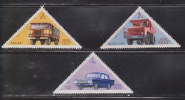 RUSSIA Scott # 3848-50 Mint Hinged - Russian Vehicles - Express Mail