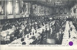 NORD - 59 - MARCQ EN BAROEUL - Institution Libre - Souvenir Du Jubilé De 1914 - Banquet - Marcq En Baroeul