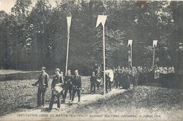 NORD - 59 - MARCQ EN BAROEUL - Institution Libre - Souvenir Du Jubilé De 1914  - Défilé En Musique Dans Le Parc - Marcq En Baroeul