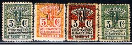 5E 400 // EDIFIL 9,10,11,12 (Y&T 14,15,16,17) // 1932/35 - Barcelona