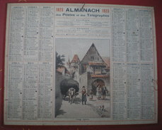 ALMANACH DES POSTES ET DES TÉLÉGRAPHES  1923 - Village Alsacien. - Grand Format : 1921-40