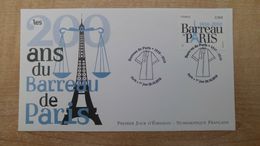 FDC - N°4512 - Barreau De Paris (1810-2010) - 2010-2019
