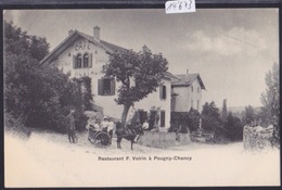 Ain : Pougny-Chancy - Le Restaurant F. Voirin - Char à Un Cheval (14'673) - Sonstige Gemeinden