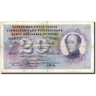 Billet, Suisse, 20 Franken, 1963, 1963-03-28, KM:46j, TTB - Schweiz