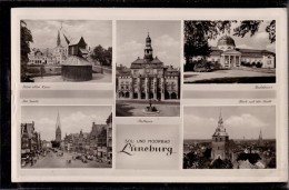 Lüneburg - S/w Mehrbildkarte 19 - Lüneburg