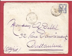 Y&T N°171 TUNIS   Vers  ALGERIE 1932 - Covers & Documents