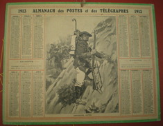 ALMANACH DES POSTES ET DES TÉLÉGRAPHES  1913-  Chasseurs Alpins - Big : 1901-20