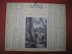 ALMANACH DES POSTES ET DES TÉLÉGRAPHES (oberthur)  1932 -  Récolte De La Résine Dans Les Landes. - Grand Format : 1921-40