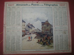 ALMANACH DES POSTES ET DES TÉLÉGRAPHES (oberthur)  1937 -  Douarnenez. - Grand Format : 1921-40