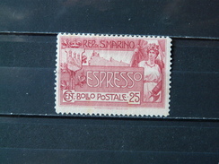 SAINT-MARIN - 1907 Express N° 1 * (voir Scan) - Exprespost