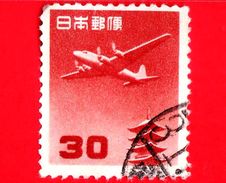 GIAPPONE - Usato - 1952 - Aereo - Pagode - Airmail - 30 P. Aerea - Airmail