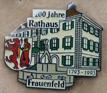 200 JAHRE 1793 / 1993 - RATHAUS FRAUENFELD - CANTON DE THURGOVIE - 200 ANS  - SUISSE - SCHWEIS - SWISS -     (19) - Villes