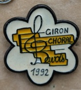 GIRON CHORAL BAVOIS 1992 - CANTON DE VAUD - SUISSE - SWISS -SCHWEIZ -  PARTITION - CLE -     (19) - Musique