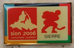 VILLE CANDIDATE - SION 2006 - CANTON DE VALAIS - SUISSE - JEUX OLYMPIQUES - HOCKEY SUR GLACE - SIERRE - CERVIN -    (19) - Jeux Olympiques