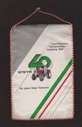 AC -  40th ANNIVERSARY OF STEYR TRACTOR INTERNATIONALES PARTNERTREFFEN SALZBURG 1987 PENNANT - Tractores