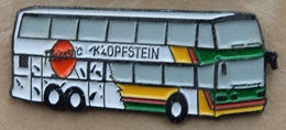 BUS - AUTOCAR DEUX ETAGES - FRUISTATIC - CAR - JAUNE-VERT- BLAN ET ROUGE - KLOPFSTEIN -     (19) - Transport Und Verkehr