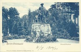 AK Berlin Grunewald Bismarck-Denkmal 1900 #303 - Grunewald